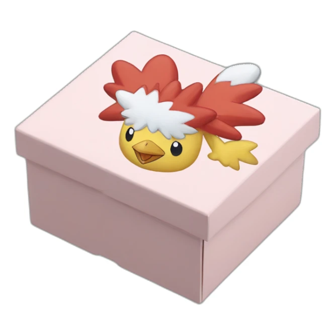 Pokemon Delibird Badge Winter Slowflake GiftBox 2023 sticker