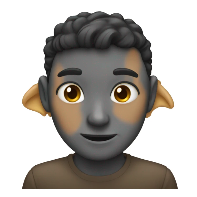 holding ears in sticker