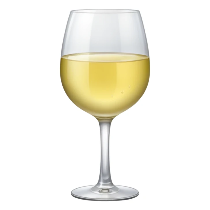 a glass of white wine sticker