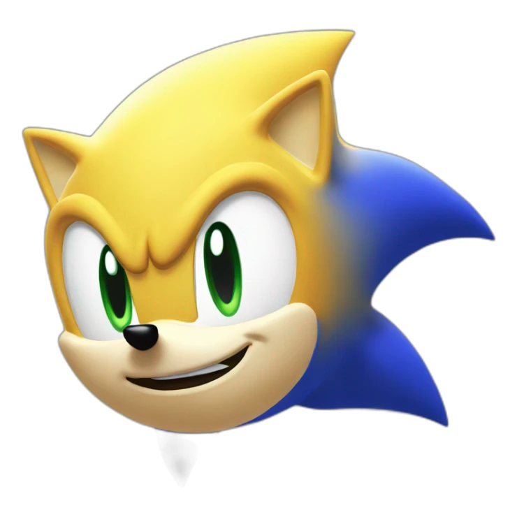 Classic sonic sticker
