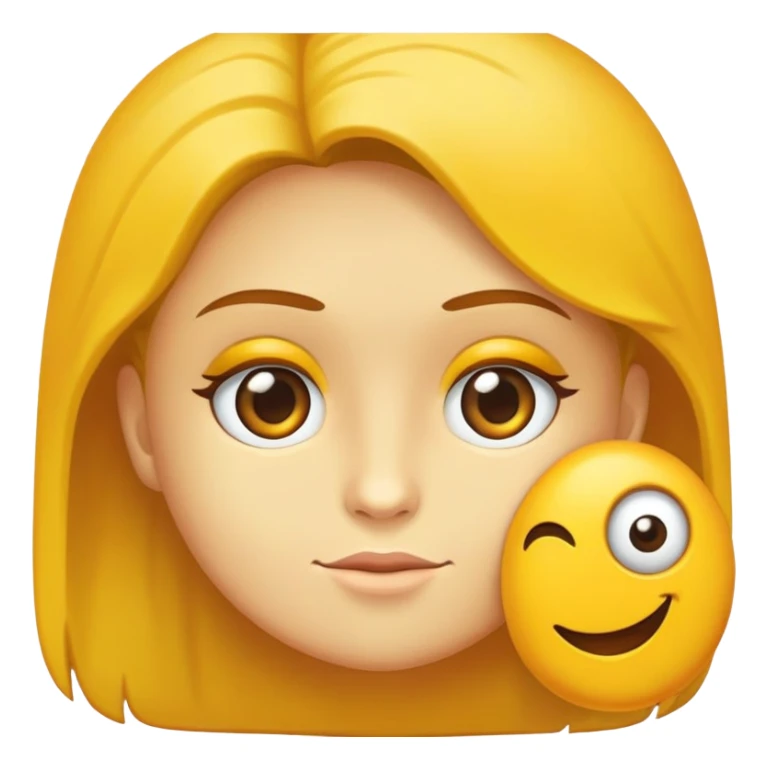 Rosto redondo amarelo de cartola e monóculo  sticker