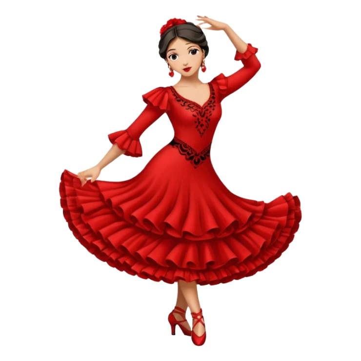 Dancer of flamenco sticker
