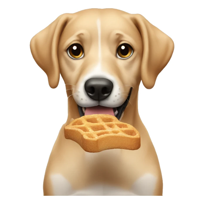 Dog eat food sticker