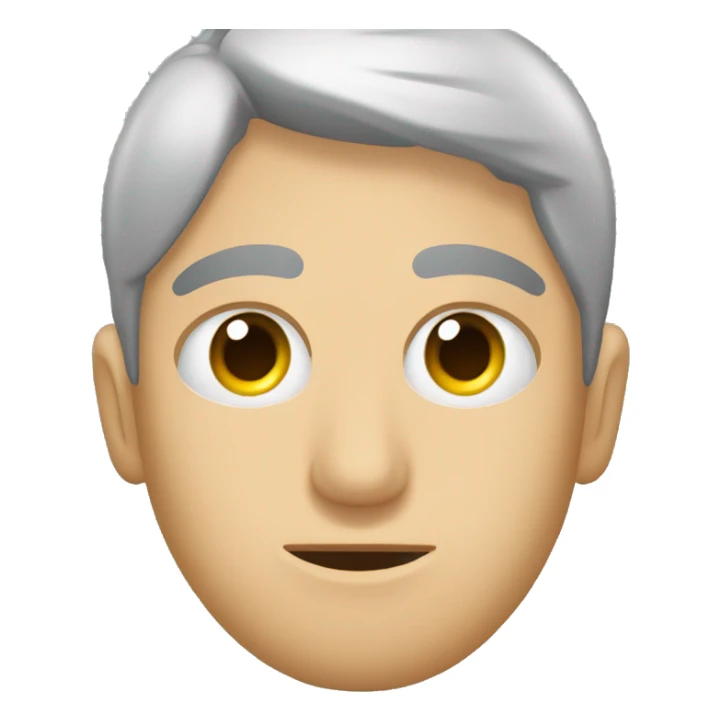 Pupila de ojos en el lado derecho con cara confundida  sticker