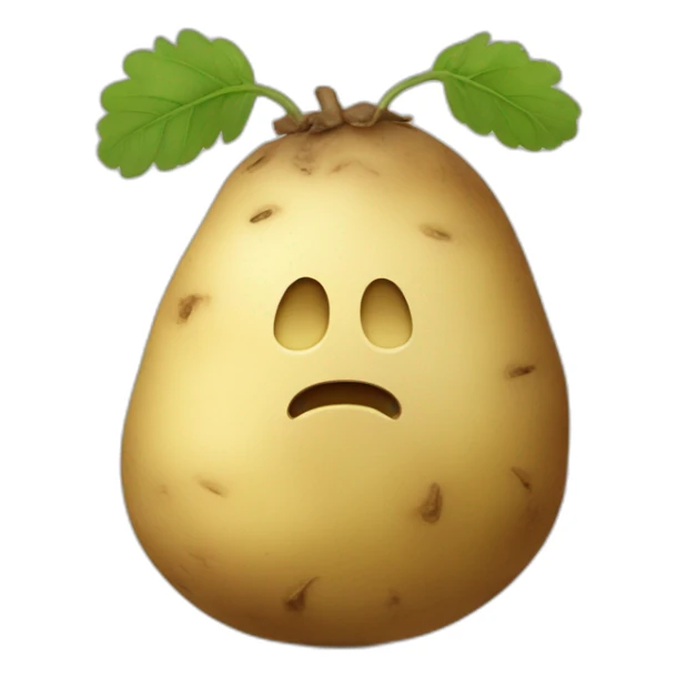 Potatoes who have 2 legs and 2 hands and is so cute sticker