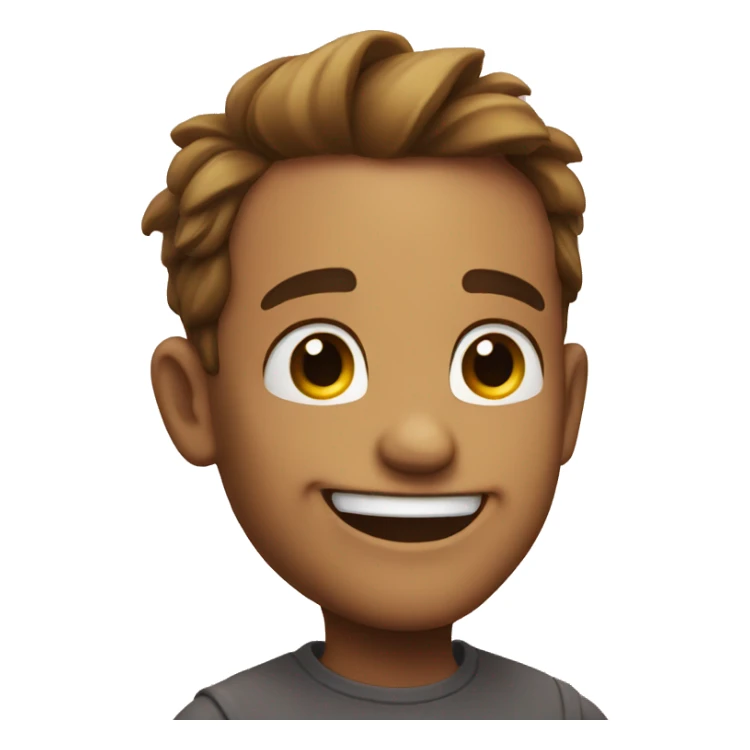 Emoji that smiles but Has this smile 😬 sticker