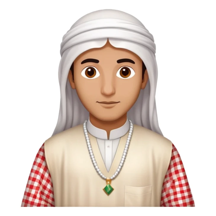 Saudi man wearing traditional clothing sticker