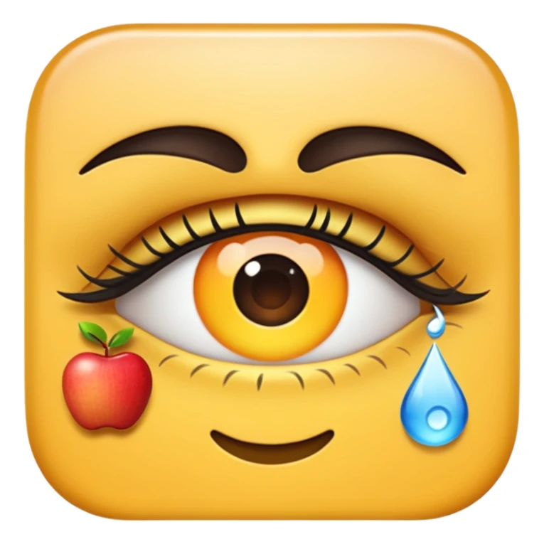 eye makeup remover, Learn the style of Apple’s iOS system emojis and convert the entire object from the photo into a 3D avatar in that style. Imitate the shape, colors, textures, and characteristic details of the object.  sticker