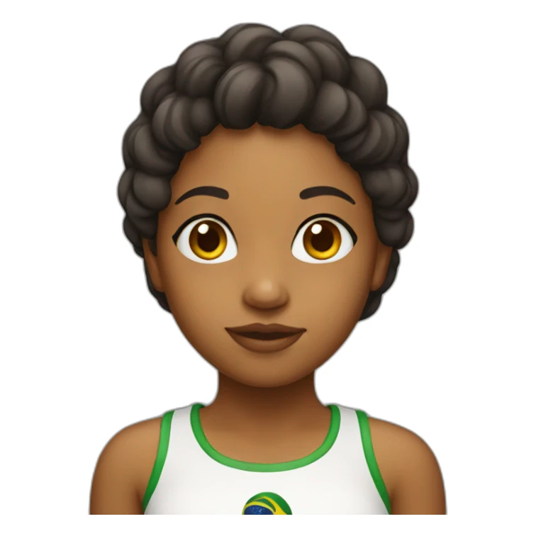 Brazilian girl sticker