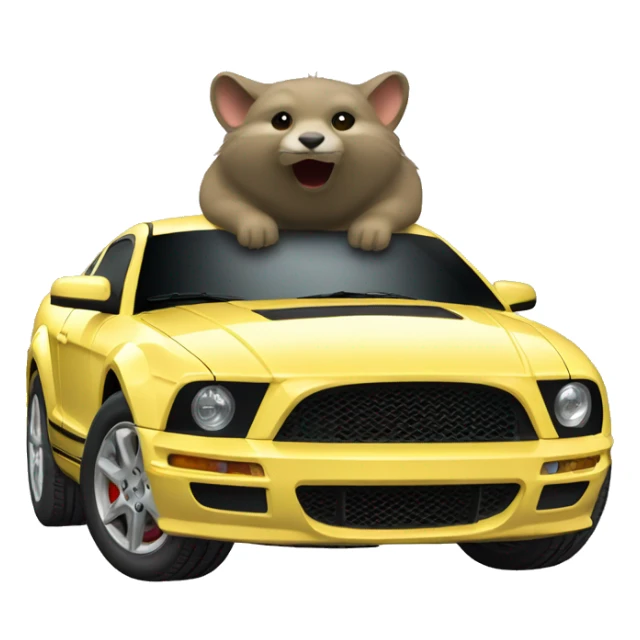 2006 ford musang gt front 3/4 sticker