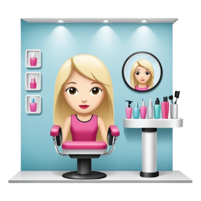 Beauty salon named Ten’s Beauty  sticker