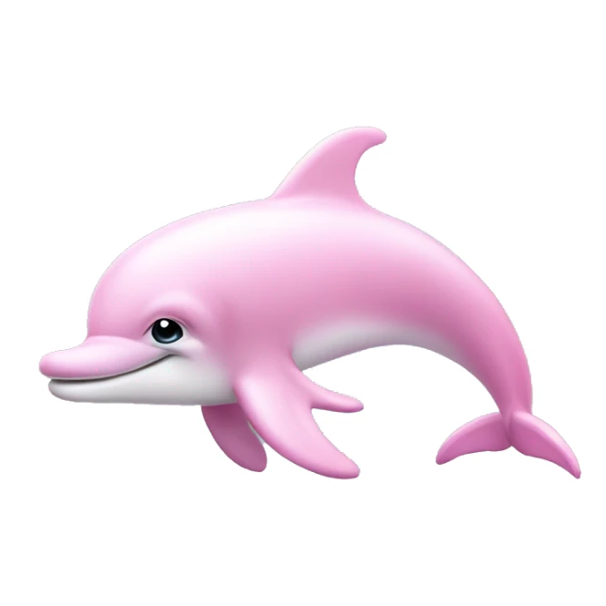 Pastel-pink-colors-dolphin sticker