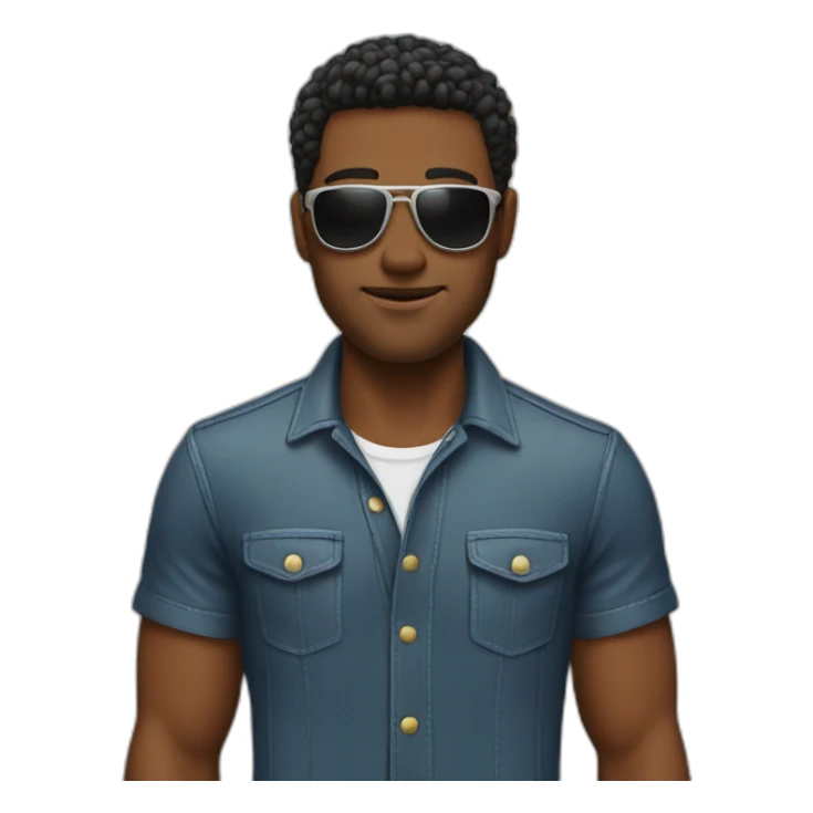 The cool guy sticker