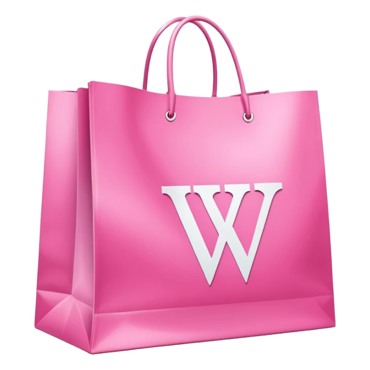 Realistic still life, Victoria's Secret- shopping bag sticker