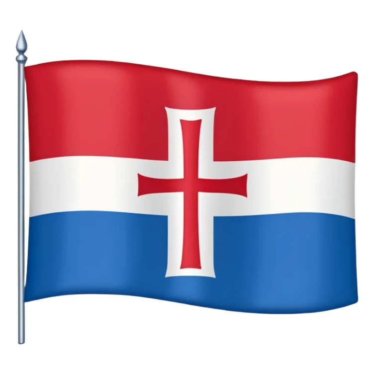 Flag emoji of the Aramaic flag sticker