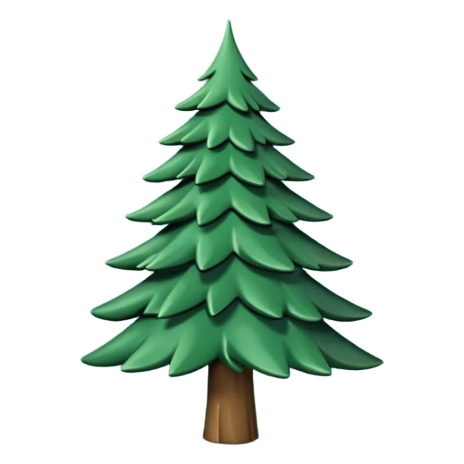 sapin en mouvement, qui se tord sticker