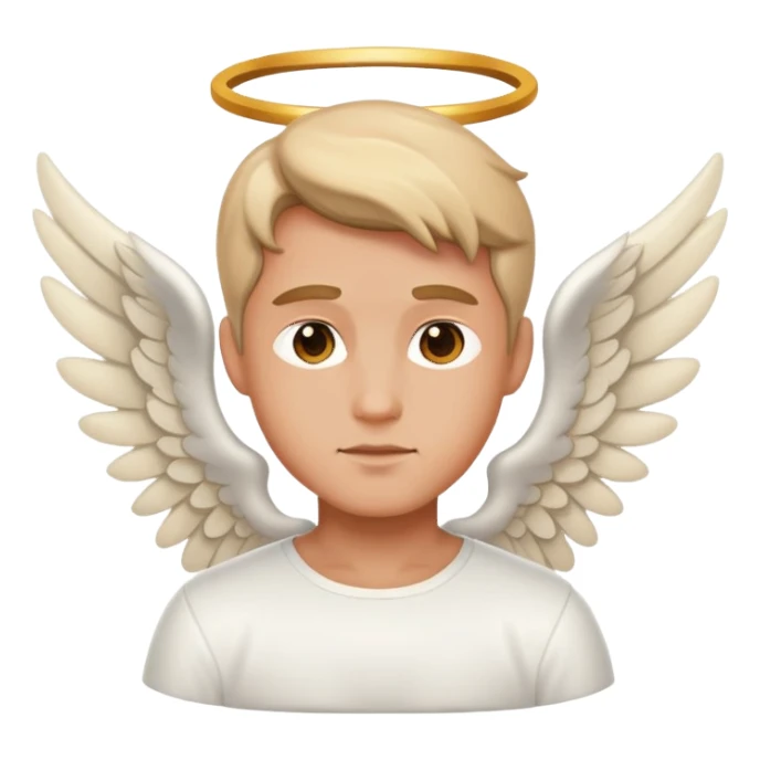 adult angel male emoji sticker