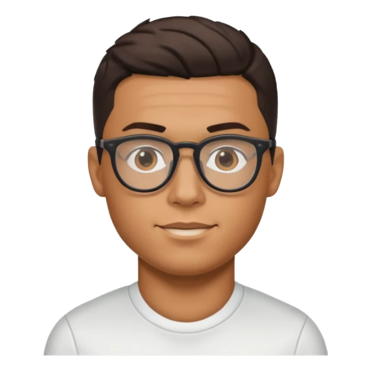 ronaldo wearin glasses sticker