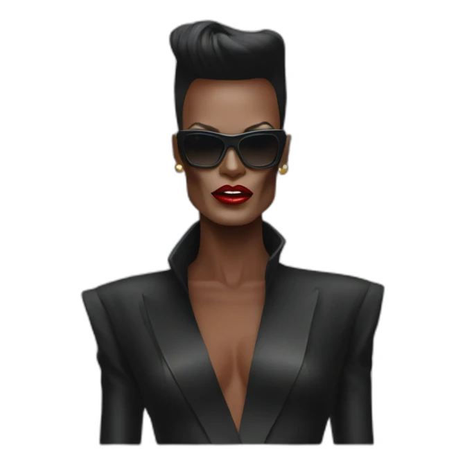 grace jones sticker