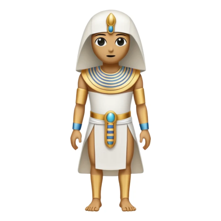eqyptian god medjed with legs sticker