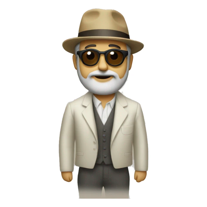 italian person with coppola sticker