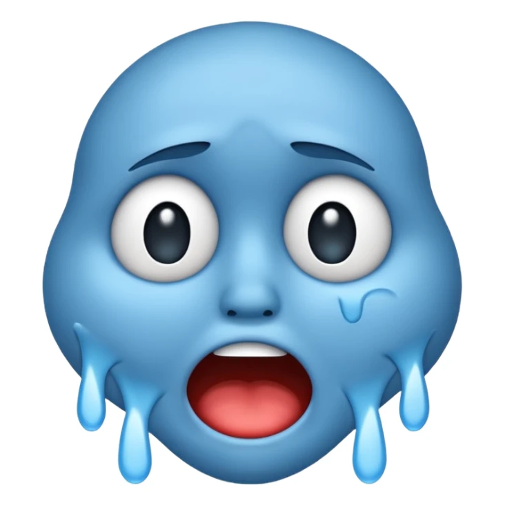 Super mega duper cry emoji, make it similar to this emoji: 😭  sticker