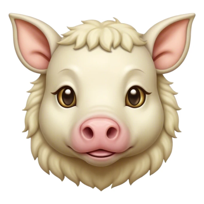 Alien cat dog cow pig sheep horse sticker