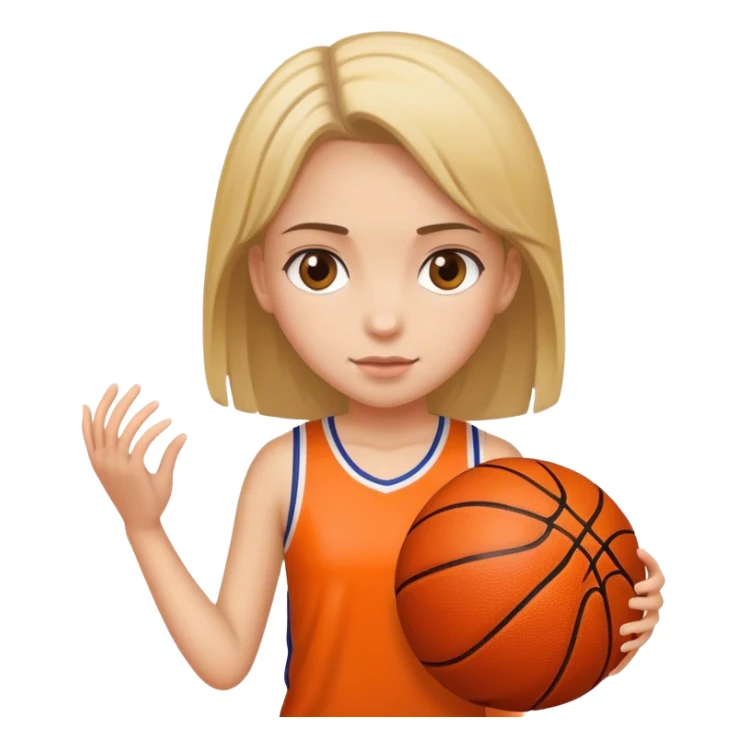 
A basketball killed a girl sticker