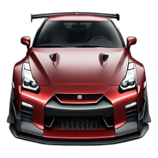 Nissan GTR liberty Walk Red sticker