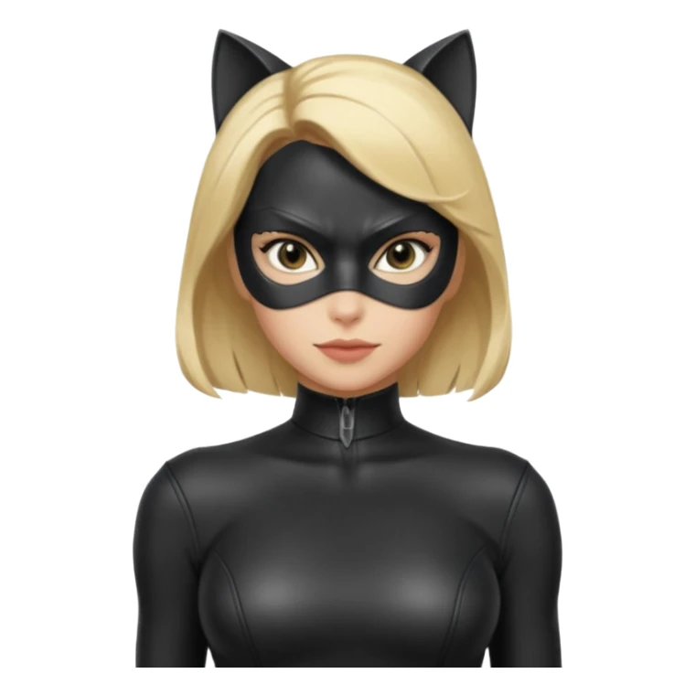 Catwoman with blonde hair sticker