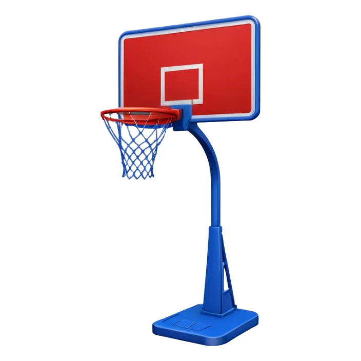 basketball stand (#00A3E0) and red (#F9423A) sticker
