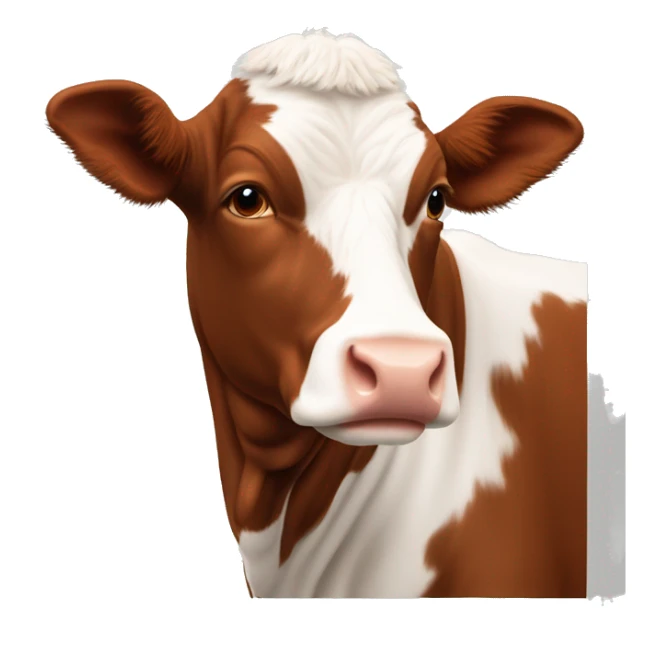 Pooled Hereford heifer. More orange on body. No white on face.  sticker