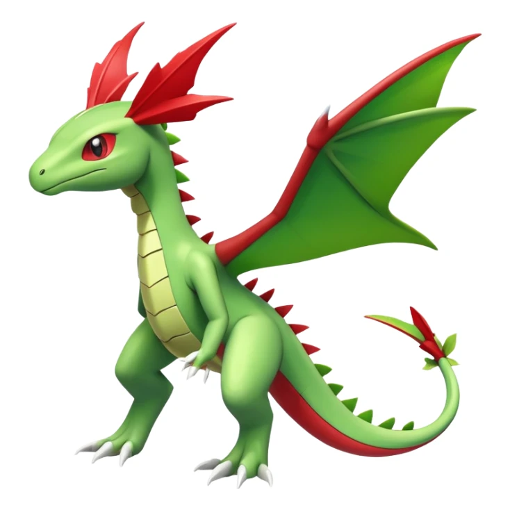 Meganium-Flygon-Amaura-fakemon (full body) sticker