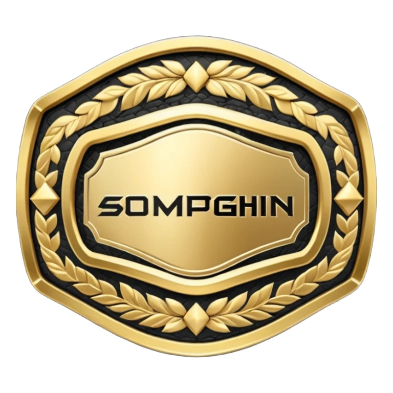 One Championship --Belt sticker
