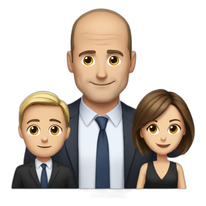 Olivia Benson, Elliot Stabler, and Noah Benson-Stabler sticker