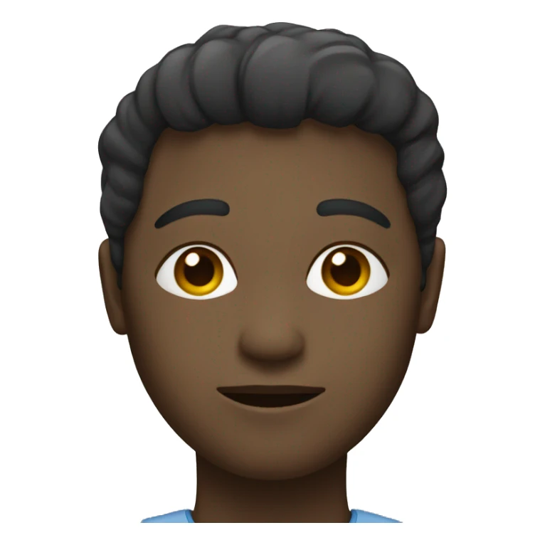 person that has no facial features and is one color sticker