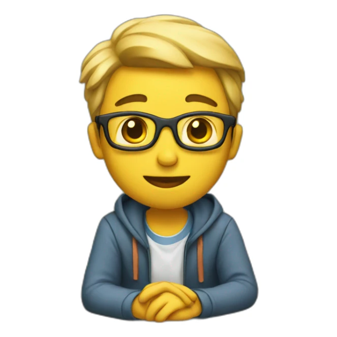 sitting in college class sticker