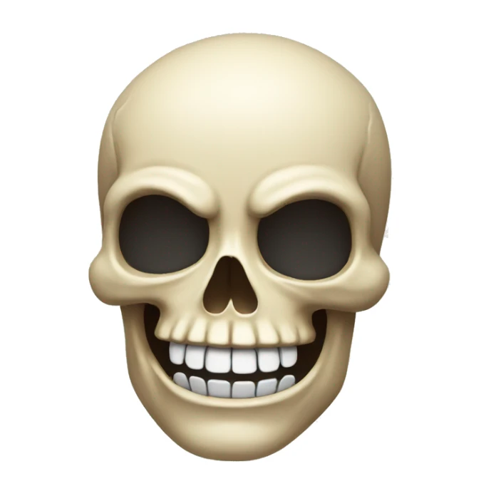 Grinning Skull sticker