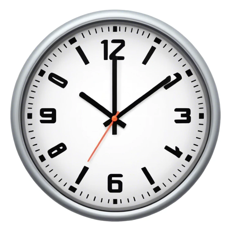 a clock sticker