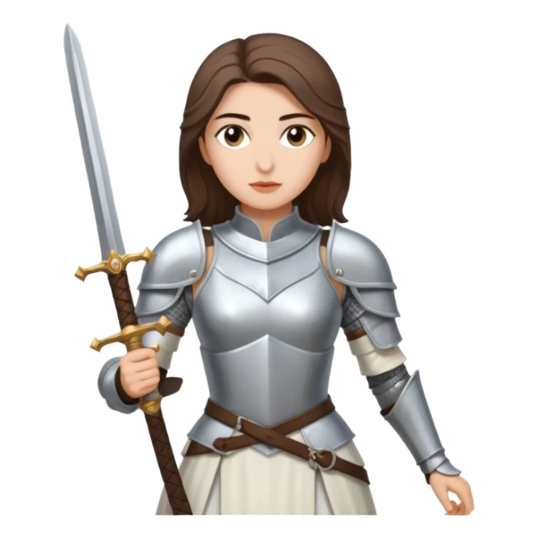 Hande Erçel as a lady from game of thrones from House Dayne. sticker