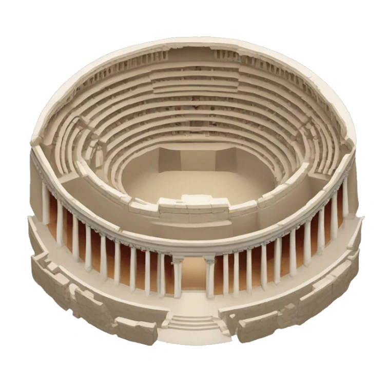 Ancient Greek Epidauros theatre sticker
