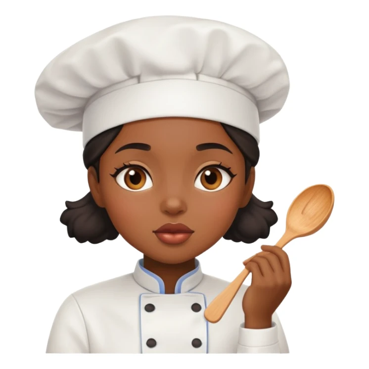 Black girl doing the chef kiss  sticker