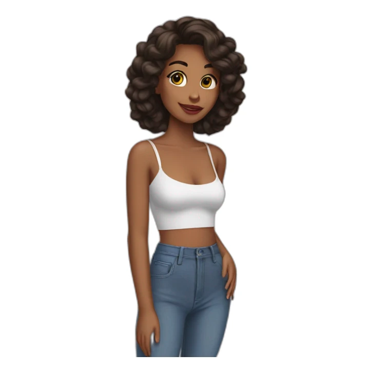 Beautiful girl valley girl sticker