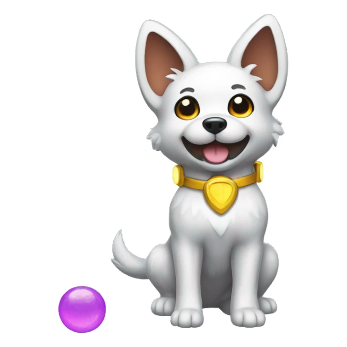 Colorful Shiny Electric Dog Pokémon sticker