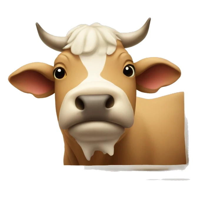 photo frame with picture of  an ox sticker