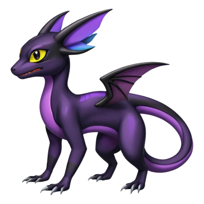 Shiny Salandit-Noivern-Umbreon-Hybrid (Full body) sticker