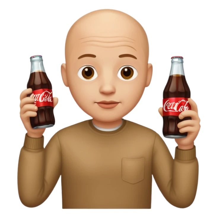 fenix but bald and with a cola sticker