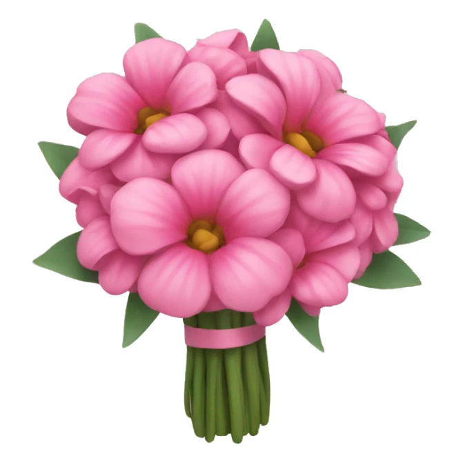 pink bouquet sticker