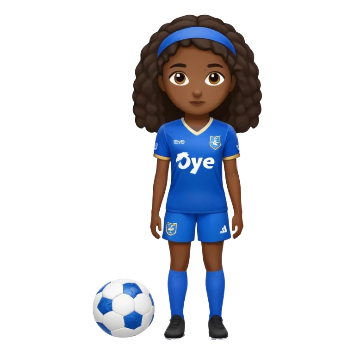 Chica morena de piel vestida Del Real Oviedo  sticker