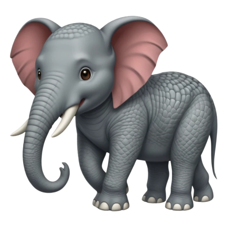 dinosaur fused with elaphent sticker